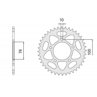 CHT ZĘBATKA TYLNA 4456 41 (2096-41) BENELLI 500/600/900