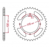 GROSSKOPF PROMOCJA ZĘBATKA TYLNA ALUMINIOWA KOLOR SREBRNY 467 54 KAWASAKI KX 80 '98-'00, KX 85 '01-'20, KX 100 '00-'21 (JTR461.5