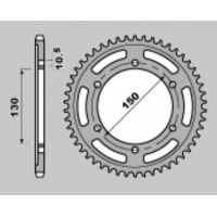 CHT ZĘBATKA TYLNA 300 39 YAMAHA TRX 850 (96-00) (300-39) (JT300.39)