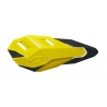 RACETECH (RTECH) PLASTIKI ZAMIENNE DO OSŁON RĄK (HANDBARÓW) HP3 KOLOR ŻÓŁTY CZARNY