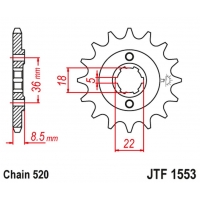 JT ZĘBATKA PRZEDNIA 2052 15 YAMAHA XT 250 TL (JAPAN) '83-84' SRX 250 '87' (205215JT) (ŁAŃC. 520) NA ZAMÓWIENIE