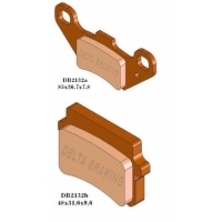 DELTA BRAKING KLOCKI HAMULCOWE KH416 - ZASTĘPUJĄ DB2132MX-D ORAZ DB2132QD-D