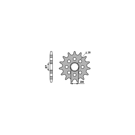 PBR ZĘBATKA PRZEDNIA 2190 16 18NC SUZUKI GSXR 1000 09-13 (-1) (ŁAŃC. 530)