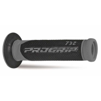 PROGRIP MANETKI PG732 ROAD (22+25MM, DŁ.125MM) KOLOR SZARY/CZARNY (DWUSKŁADNIKOWE) (732-187) (PG732/5)