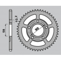 CHT ZĘBATKA TYLNA 281 40 HONDA CRM 125 90-00 281 40 (604-40) (JTR604.40)