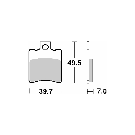 SBS PROMOCJA KLOCKI HAMULCOWE KH193 MAXI CARBON CARBON TECH KOLOR CZARNY