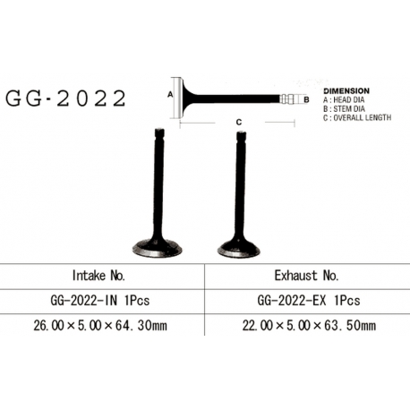 VESRAH ZAWÓR SSĄCY YAMAHA YFM 125 GRIZZLY '04-'15, RAPTOR 125 '11-'15, XC 125 RIVA '96-'01 (OEM: 50M-12111-00,5AP-12111-00) (1SZ