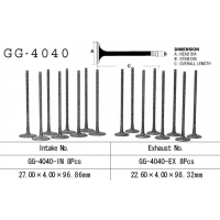 VESRAH ZAWÓR SSĄCY KAWASAKI ZX 6R '95-02, ZZR 600 '06-08' (OEM: 12004-1120,12004-1150) (1SZT.) (MADE IN JAPAN)