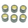 ATHENA ROLKI WARIATORA 6 SZT. 19 X 15,5 MM 8,5 GR. DERBI ATLANTIS/GP1/DNA/RUNNER/TYPHOON 50, PIAGGIO FLY/FREE/LIBERTY/NRG/ZIP/VE