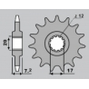 SIFAM ZĘBATKA TYLNA 4461 48 YAMAHA DT 50R 97-03, MBK 50 X LIMIT '00-'04 (ŁAŃC. 420) (JTR1832.48)