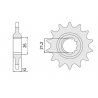 CHT ZĘBATKA PRZEDNIA 823 13 (A4250823130) HUSQVARNA / HUSABERG (82313JT) (ŁAŃC. 520)