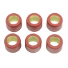 ATHENA ROLKI WARIATORA 6 SZT. 18X14 MM 9,5 GR. HONDA NH 50 LEAD, SH 50, KYMCO HEROISM / PEOPLE / VIVO 125 / 150, MOVIE 125