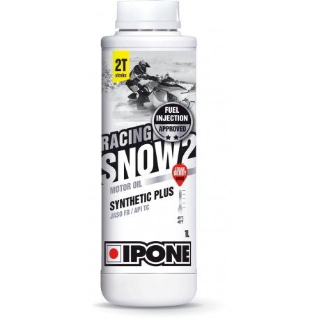 IPONE SNOW RACING 2T OLEJ DO SKUTERÓW ŚNIEŻNYCH 1L (ZAPACH TRUSKAWKOWY) (-45ST.C) (AKC) (15)