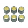 ATHENA ROLKI WARIATORA 6 SZT. 20X17 MM 9 GR. YAMAHA X-MAX / X-CITY / MAJESTY 125, APRILIA ATLANTIC / LEONARDO 125, KYMCO MOVIE /