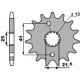 PBR ZĘBATKA PRZEDNIA 438 15 18NC SUZUKI GSX 400 F 81-86, GR 650 (-1) (ŁAŃC. 520)