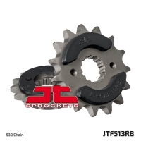 JT ZĘBATKA PRZEDNIA 513 18 Z GUMĄ SUZUKI GSF 1250 '07-'13, GSX 1400 '01-'08 (51318JTRB) (ŁAŃC. 530)