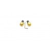 V PARTS (VICMA) KOŃCÓWKI KIEROWNICY 17,5 MM KOLOR ZŁOTY, (ZASTOSOWANIE UNIWERSALNE) (617OR)