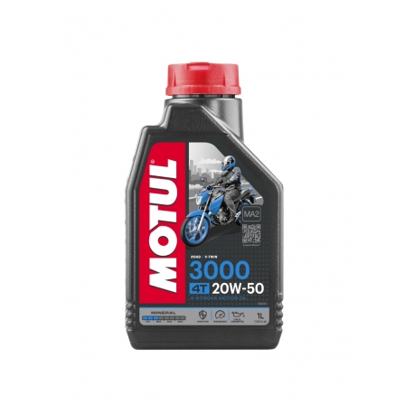 MOTUL OLEJ SILNIK 3000 4T 20W50 1L (MINERALNY)