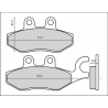 BRENTA KLOCKI HAMULCOWE KH418 PIAGGIO 125/250/300/350/400/500 (FT 3097)