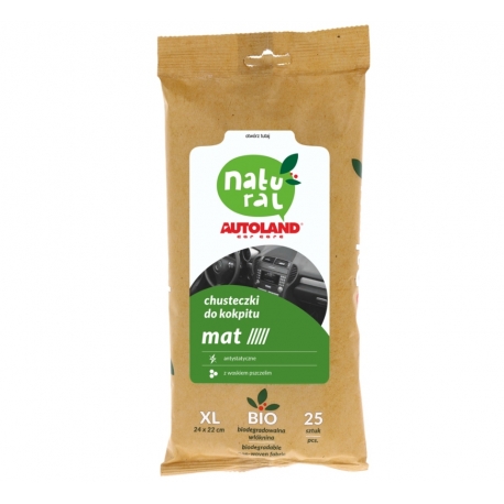 AUTOLAND NATURAL CHUSTECZKI DO KOKPITU MAT (25 SZT) (12)