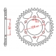 MTX PARTS ZĘBATKA TYLNA 4359 43 KAWASAKI ZX750R, NINJA, KLZ VERSYS (12-) (JTR1489.43) (ŁAŃC. 525) KOLOR CZARNY