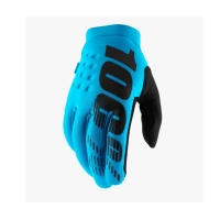 100 PROCENT RĘKAWICE CROSS/ENDURO/MTB MODEL BRISKER SOFTSHELL TURQUOISE KOLOR TURKUSOWY ROZMIAR M - OFERTA SPECJALNA