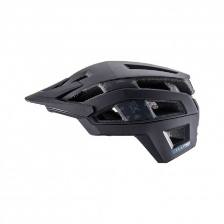 LEATT KASK ROWEROWY MTB TRAIL 3.0 V22 HELMET BLACK KOLOR CZARNY ROZMIAR S (51-55 cm)