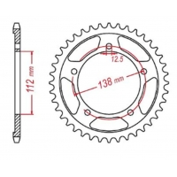 MTX PARTS ZĘBATKA TYLNA 4384 43 HONDA NC 700/750S '12-'19, NC 700/750X '12-'19 (JTR1316.43) (ŁAŃC. 520)