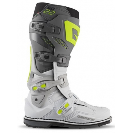 GAERNE BUTY CROSS/ENDURO MODEL SG-22 ANTHRACITE/WHITE/GREY KOLOR SZARY/BIAŁY/ŻÓŁTY ROZMIAR 43