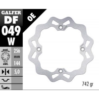 GALFER TARCZA HAMULCOWA TYŁ HONDA XRV 750 AFRICA TWIN '90- CMX 1100 REBEL '21- NT 1100 '22- (WAVE FIXED) (256X144X5MM)