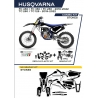 UFO KOMPLET PLASTIKÓW HUKIT622001 PLUS KOMPLET NAKLEJEK (OKLEIN) HUSQVARNA TC 125/250 '19-'22 FC 250/350/450 '19-'22 W ZESTAWIE