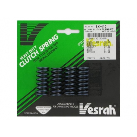 VESRAH SPRĘŻYNY SPRZĘGŁOWE HONDA CRF 450R '11-12, VT600C '88-'07, XL600V '89-'90, VT750 '98-'12, XL 700V '08-'17, CTX 700 '13-'1