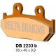 DELTA BRAKING KLOCKI HAMULCOWE KH642 CAN AM MAVERIC 1000 LEWY - ZASTĘPUJĄ DB2233MX-D ORAZ DB2233QD-D