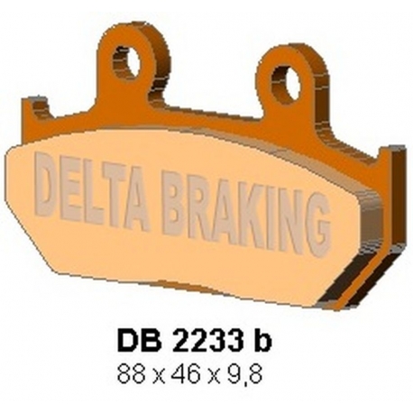 DELTA BRAKING KLOCKI HAMULCOWE KH642 CAN AM MAVERIC 1000 LEWY - ZASTĘPUJĄ DB2233MX-D ORAZ DB2233QD-D