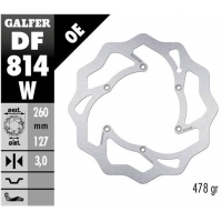 GALFER TARCZA HAMULCOWA PRZÓD BETA RR 250/300/350 '12-, RR 390/400/430/450/450/498 '14-, XTRAINER 250/300 '15- WAVE (260X127X3MM