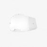 100 PROCENT RC2/AC2/ST2 REPLACEMENT LENS - CLEAR, SZYBA/SZYBKA DO GOGLI POJEDYŃCZA RACECRAFT 2/ ACCURI 2/ STRATA 2 KOLOR PRZEŹRO