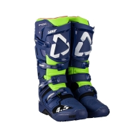 LEATT BUTY CROSS 4.5 ENDURO BOOTS BLUE KOLOR GRANATOWY/ZIELONY FLUO ROZMIAR 43 / 27.5 cm