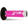 PROGRIP MANETKI PG788 OFF ROAD (22+25MM, DŁ.115MM) KOLOR BIAŁY/RÓŻOWY FLUO/ CZARNY (TRÓJSKŁADNIKOWE) (788-302) (PG788/13)