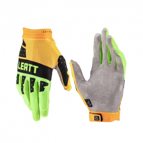 LEATT RĘKAWICE MOTO 2.5 X-FLOW GLOVE CITRUS KOLOR POMARAŃCZOWY/ŻÓŁTY FLUO/CZARNY ROZMIAR M