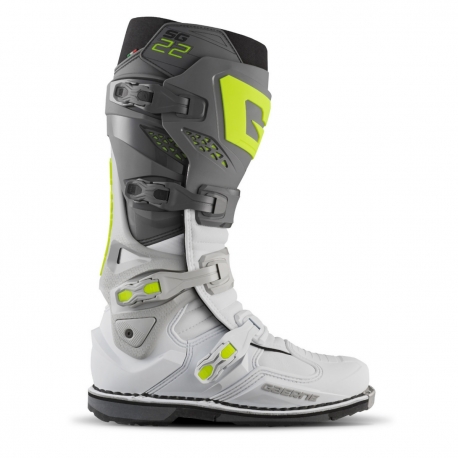 GAERNE BUTY CROSS/ENDURO MODEL SG-22 ANTHRACITE/WHITE/GREY KOLOR SZARY/BIAŁY/ŻÓŁTY ROZMIAR 42