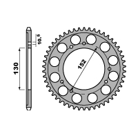 PBR ZĘBATKA TYLNA 4376 46 C45 CAGIVA CANYON 600 (96-99), CANYON 500 (98-01) (JTR-BRAK) (ŁAŃC. 520)