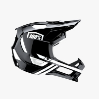 100 PROCENT MTB KASK ROWEROWY MODEL TRAJECTA BLACK/WHITE KOLOR CZARNY/BIAŁY ROZMIAR S (52-56 CM)