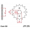 JT ZĘBATKA PRZEDNIA 278 17 HONDA CB 400N '79-'80 (27817JT) (ŁAŃC. 530)