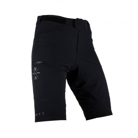 LEATT SPODENKI ROWEROWE MTB TRAIL 2.0 (+ SPODENKI WEWNĘTRZNE Z WKŁADKĄ GRATIS) SHORTS BLACK KOLOR CZARNY ROZMIAR S