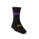 LEATT SKARPETY ROWEROWE MTB SOCKS VELVET KOLOR CZARNY/FIOLETOWY ROZMIAR L/XL (43-48)