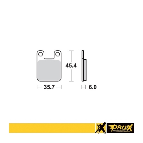 PROX KLOCKI HAMULCOWE KH115 KTM SX 60/65 '98-01 PRZÓD