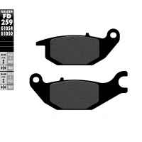 GALFER KLOCKI HAMULCOWE KH343 PÓŁMETALICZNE HONDA CBR125 '04-'10, XL125V VARADERO '01-'11 (TYŁ)