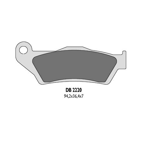 DELTA BRAKING KLOCKI HAMULCOWE KH181 PRZÓD BREMBO - ZASTĘPUJĄ DB2220MX-D ORAZ DB2220QD-D