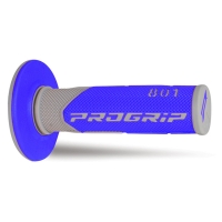 PROGRIP MANETKI PG801 OFF ROAD (22+25MM, DŁ.115MM) KOLOR SZARY/NIEBIESKI (DWUSKŁADNIKOWE) (801-291) (PG801/9)