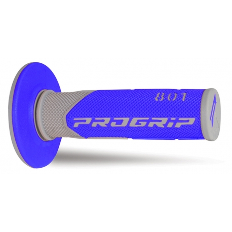 PROGRIP MANETKI PG801 OFF ROAD (22+25MM, DŁ.115MM) KOLOR SZARY/NIEBIESKI (DWUSKŁADNIKOWE) (801-291) (PG801/9)